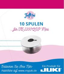Juki Metallspulen 10 Stück für TL-98P / TL-2200 CVP Mini 