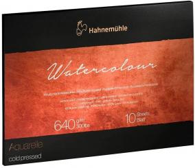 Aquarellblock Echt Bütten, 30x40 cm 10Blatt,300g/m²,100%Hadern , matt 