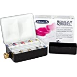 Horadam Aquarellkasten 8 x 1/2 Näpfchen mit Wassertank 