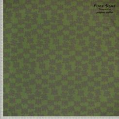 Woven co poplin line flower 100% co /green purple 