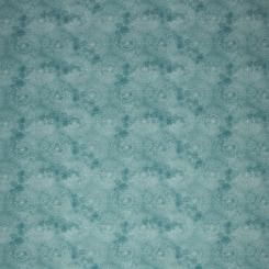 Baumwolljersey *Yoga Love* Türkis mit Blumen 