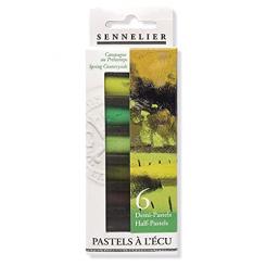 Sennelier 6 1/2 Softpastelle Ecu Frühlingslandschaft 