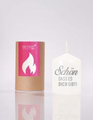 Kerze schön,dass es dich gibt 