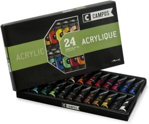 Campus Acrylfarben Set 24 Tuben x 21ml 