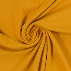 Elastischer Bündchenstoff Heike Breite 100cm , senf 