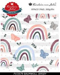 Baumwolljersey regenbogen FVJ-3579 
