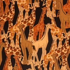 Woven co/vi dig giraffe 53%co 47%vi 