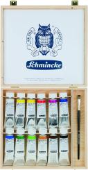 Akademie  Künstler Acrylfarbkasten Holzkasten, 12x60ml 