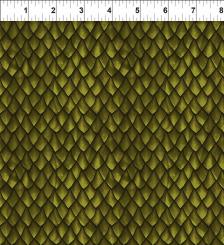 Baumwollstoff Dragons Green 