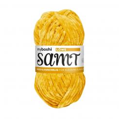myboshi Samt, Chenille-Garn, Farbe 813 Löwe 