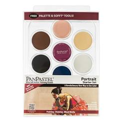 PanPastel Portrait-Set 7er Farb-Set+ Palette+Sofft Tools 