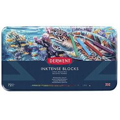 Derwent Tintenblöcke-Set Metallbox, 72 Blöcke 