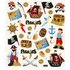 Sticker Piraten 15x16,5cm 