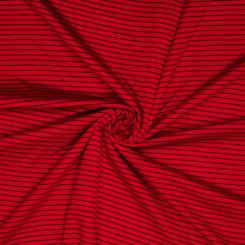 Knit vi/ea single knit stripes Viskosejersey 