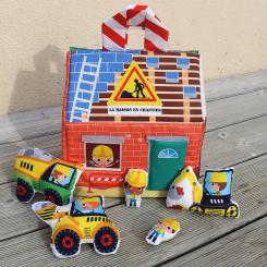 Nähset Baustelle 23x16x25cm 