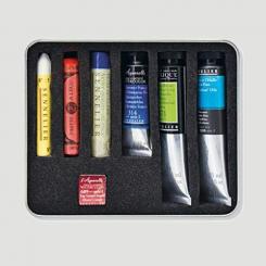 Sennelier Test Packung Multi- techniken 