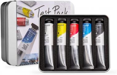 Sennelier Test Packung Rive Gauche Ölfarbe, 5 Tuben a) 21ml 
