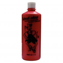 Schulfarbe Dunkelrot 1000ml 