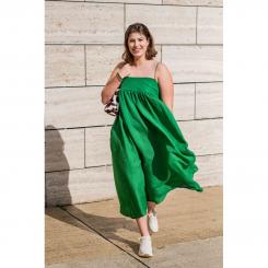 Woven vi/ny crinkle Leanne / FM23 green 