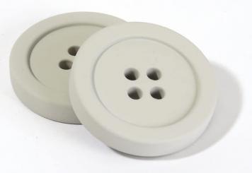 Nähgewichte in Knopfform - Grau 