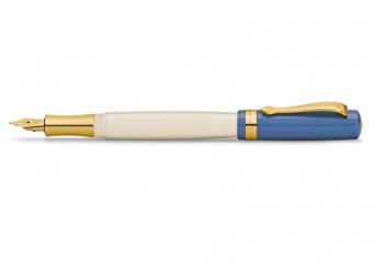 Kaweco STUDENT Füllhalter 50`s Rock M, blau/creme 
