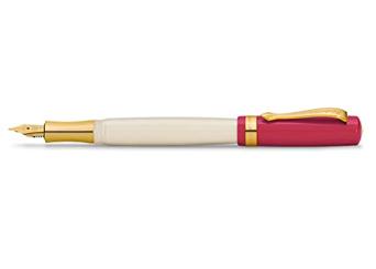 Kaweco STUDENT  Füllhalter 30`s Blues M (beere/creme) 
