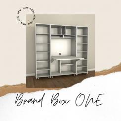 The Brand Box ONE Pure White Multifunktionsschrank für Sparfüchse 