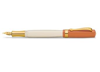 Kaweco STUDENT Füllhalter 70s Soul M, orange/creme 