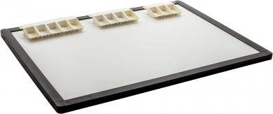 JAXON Malpalette aus Handyglas A3 mit schwarzem Rahmen 