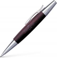 Drehbleistift e-motion Birnbaum/ Chrom dunkelbraun 