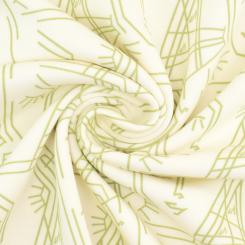 Modal Polyester Sweat Vanille knit md/pl/ea Jog face and line 