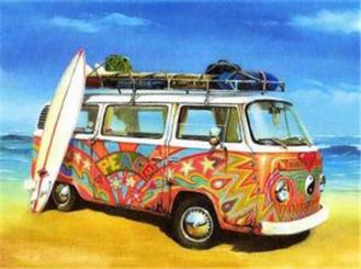 Pracht DIAMOND Bild Vanlife, 30x40cm 