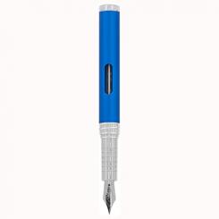 Diplomat Füllhalter Nexus blau chrom M 