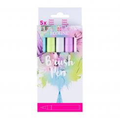 Ecoline Brush Pen Pastellfarben Set 5 Farben 