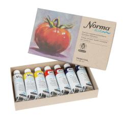 NORMA BLUE Daily Painting Set Kartonset mit 7 x 35 ml Tuben 