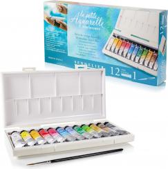 Reisekasten La Petite Aquarelle 12 Tuben x 10ml 