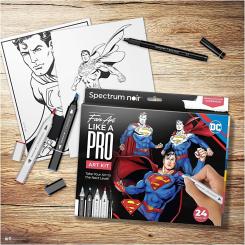 Kreativ Set Illustration Superman 