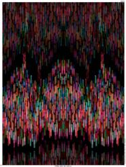 Baumwolljersey Nightlife  Panel 200x150cm 