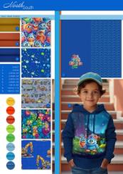 Baumwolljersey Boo Crew,  Panel 150cm 