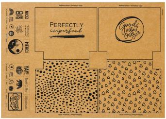 SnapPap DIY Bogen für 2 Täschchen 