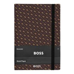 Hugo Boss Notizblock A5 Monogram Camel Lined 