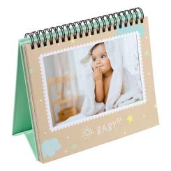 Foto Flip-Rahmen net 12 Fotos  - Oh Baby (10x15cm Bildformat) 