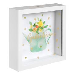 Wunscherfüller Gartenträume (Holzrahmen mit Geldschlitz), MDF 