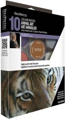 PanPastel Animal Art-Sets 10er Farb-Set+ Palette+Sofft Tool 