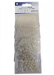 Kunsstoffperlen warmweiß sortiert 