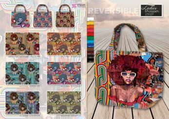 Taschen Stoff Panel mit Digital Prin 100% Cotton Panel 125x 150 cm 