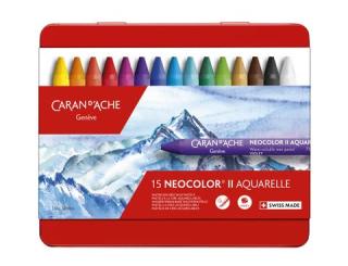 Caran DAche Neocolor II Pastellkreiden, 15 Stück 