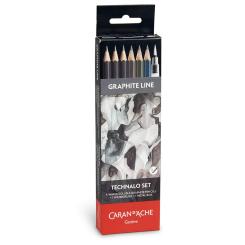 Caran DAche Expert Technalo Set Graphite Bleistifte, 7-teilig 