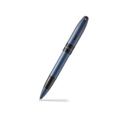 Sheaffer Icon Tintenroller Metallic Blue/Black pvd trims 