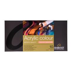 Rembrandt Acrylic Farben 10 Tuben a 40 ml extrafein Potrtait 